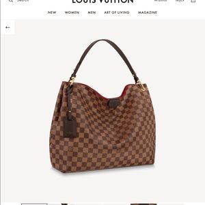 Gracefull MM Luis Vuitton, Damier Ebene, Tote